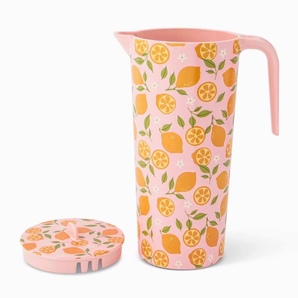 67.6oz Melamine Pitcher - Lemons